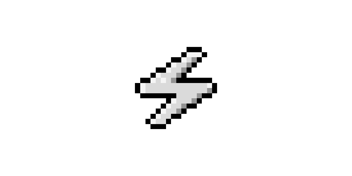 Clean Discord server tag with no text and no words, the Esports Hub white lightning bolt icon